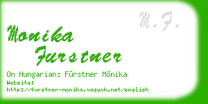 monika furstner business card